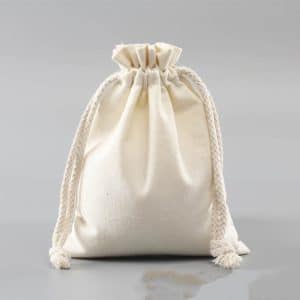 Sac de rangement en toile avec cordon